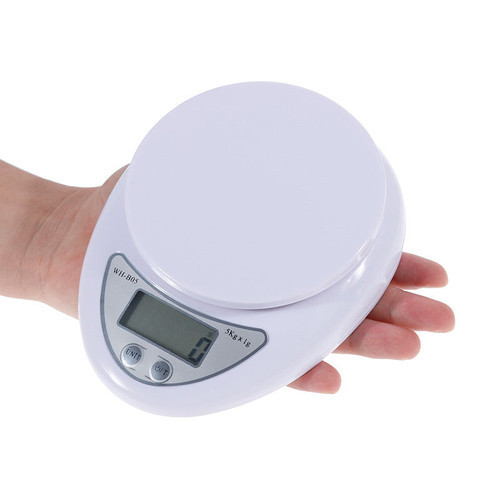 Portable 5kg 1g Digital Scale LCD Electronic Steelyard Kitchen Food Measuring