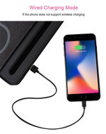 Wireless Charger Mouse Pad with Pen Holder and Moible Phone Holder