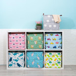 Cube Folding Storage Box Clothes Storage Bins For Toys Organizers Baskets for Nursery Closet Shelf
