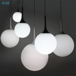 Modern Minimalist Glass Spherical Pendant Lights Creative Personality Nordic Hang Lamp Lighting