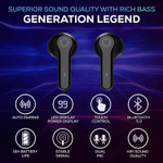Custom Wireless Bluetooth Earbuds with Charging Case 2021 Design IPX5 TWS Bluetooth Earphones with Smart Touch Control and High Bass HD Sound Quality