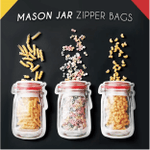 Mason Jar Zipper Bags