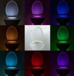 Sensor Toilet Light LED Lamp Human Motion