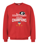 2022 Georgia Orange Bowl sec national Merch Championship T-Shirt Georgia Bulldogs - Unisex Crewneck Sweatshirt