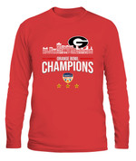 2022 Georgia Orange Bowl sec national Merch Championship T-Shirt Georgia Bulldogs - Unisex Long Sleeve