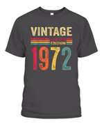 50 Year Old Gifts Vintage 1972 Limited Edition 50th Birthday T-Shirt - Premium Tee - Unisex