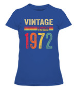 50 Year Old Gifts Vintage 1972 Limited Edition 50th Birthday T-Shirt - Women's Tee Shirt