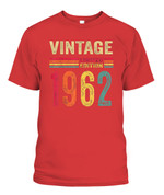 60 Year Old Gifts Vintage 1962 Limited Edition 60th Birthday T-Shirt - Premium Tee - Unisex