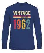 60 Year Old Gifts Vintage 1962 Limited Edition 60th Birthday T-Shirt - Unisex Long Sleeve