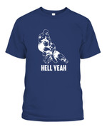 Hell Yeah Shirt Wrestling Mixed Martial Arts MMA tshirt T-Shirt - Premium Tee - Unisex