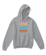 Love Save Rescue Dog Cat Animals Support T-Shirt - Kids Hoodie