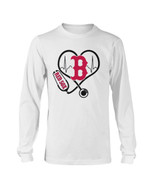Nurse Boston Red Sox Heart Shirt