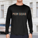 Leopard Graphic Prom Squad 2022 Senior Grad Graduation Party T-Shirt