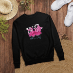Flamingos Ladies in wading Shirt