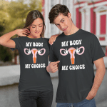 Womens My Body My Choice Pro-Choice Feminist Abortion Tee-Shirt