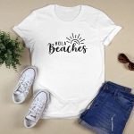 Hola Beaches Funny Beach Vacation Summer Shirt