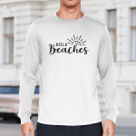 Hola Beaches Funny Beach Vacation Summer Shirt