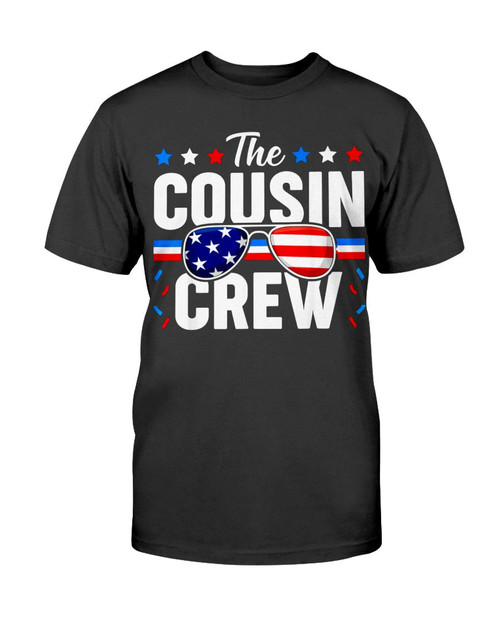 THE COUSIN CREW 4TH OF JULY PATRIOTIC AMERICAN FAMILY MATCHING SHIRT