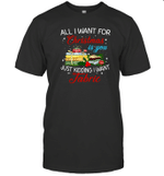 All I want for Christmas is your just kidding I Want Fabric Xmas Shirt