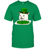 Cat Meme Yelling St Patricks Day Irish Cat Love Shirt