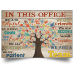 Copy of In This Office Social Worker Tree We Are Helpful We Are Goals We Are A Team Poster