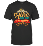 Hike And Bike Is My Therapy Sport Casual Shirt