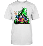 Hippie Gnomes Hippie Clover St Patrick's Day Shirt