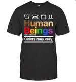 Human Beings 100% Organic Colors May Vary Shirt