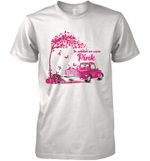 In October We Wear Pink Truck Breast Cancer Awareness Gifts T Shirt