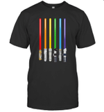 Lgbt Flag Light Swords Gay Pride Sword Gift Shirt