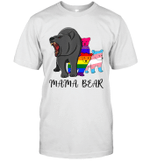 Mama Bear Bisexual Transgender Rainbow LGBTQ Pride Flags Shirt