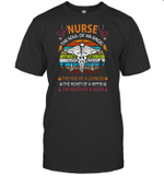 Nurse The Soul Of An Angel The Fire Of A Lioness Heartbeat Vintage Shirt Nurse Gifts