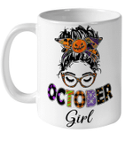 October Birthday Girl Halloween Mug