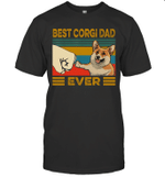 Retro Vintage Best Corgi Dad Ever Shirt