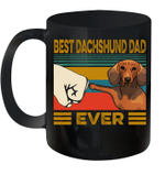 Retro Vintage Best Dachshund Dad Ever Mug