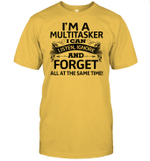 Sarcastic T Shirt, Sarcasm Shirt, Attitude Shirt, Dark Humor Shirt, I'm A Multitasker I Can Listen Ignore And Forget, Funny Saying Shirt