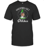 Snitches Get Stitches Funny Christmas T Shirt