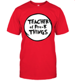 Teacher Of Pre-k Things Funny Educator Shirt