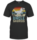 Unclesaurus T-Rex Dinosaur Uncle Saurus Family Matching Vintage Shirt