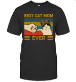 Vintage Best Cat Mom Ever Fist Bump Shirt