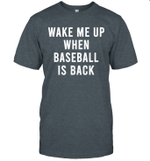 Wake Me Up When Baseball Is Back Shirt