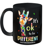 Autism Awareness Acceptance Women Kid Its Ok To Be Different Mug