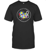 Autism Awareness Puzzle Piece For My Son Love Autistic Support Shirt