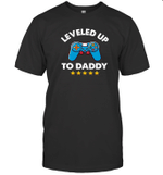 Leveled Up To Daddy 2023 Funny Soon To Be Dad 2023 T Shirt