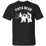 Papa Bear Best Dad Tshirt Fathers Day Father Pop Gifts Men Shirt