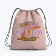 Scorpio Mushroom Hippie Accessorie Drawstring Backpack