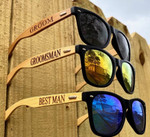 Personalized Wood Polarized Sunglasses