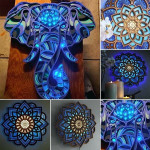 Mandala Night Light LED