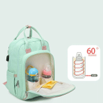 Diaper backpack waterproof