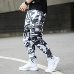 Fashion Camouflage Punk Style Men Streetwear Hip Hop Cargo Pants